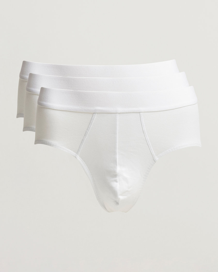 Herren | Unterwäsche | Bread & Boxers | 3-Pack Brief White 3