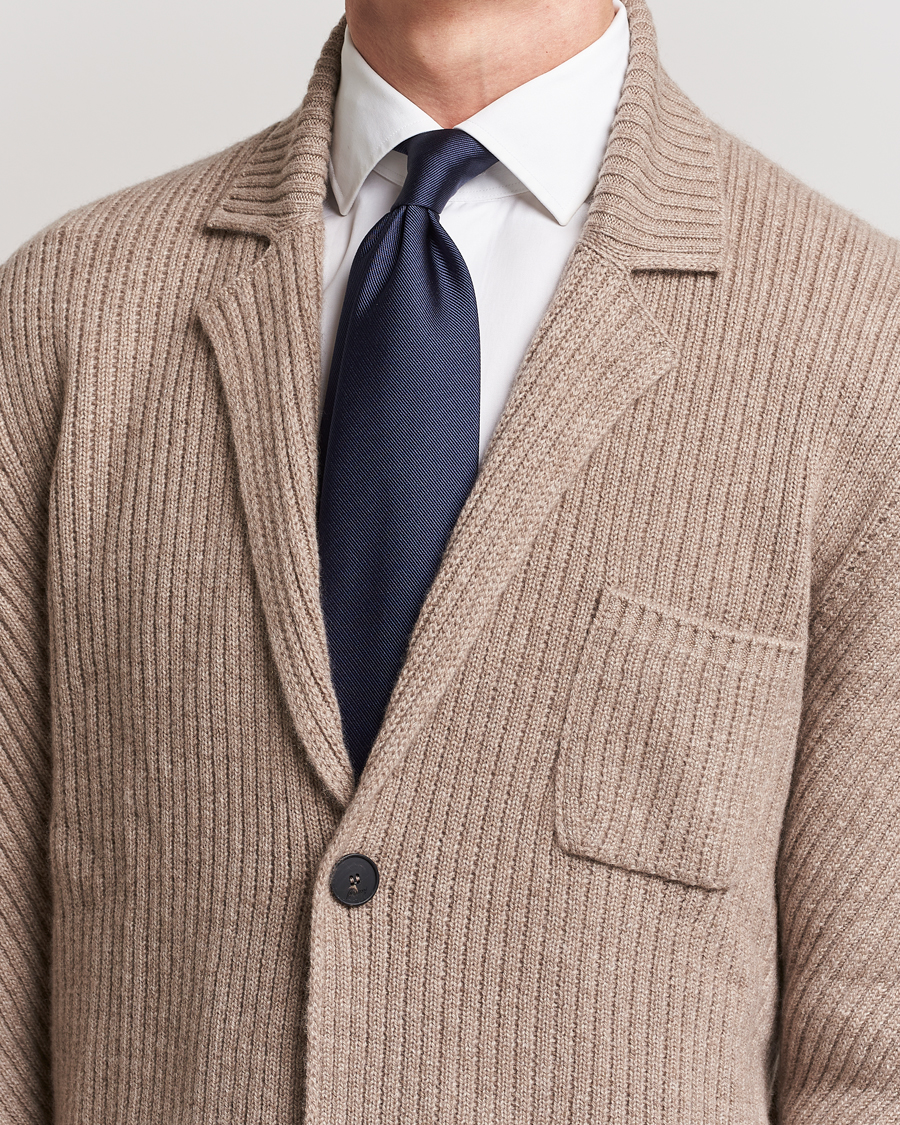 Herren | Brioni Testimonial Jacquard Silk Tie Navy | Brioni | Testimonial Jacquard Silk Tie Navy