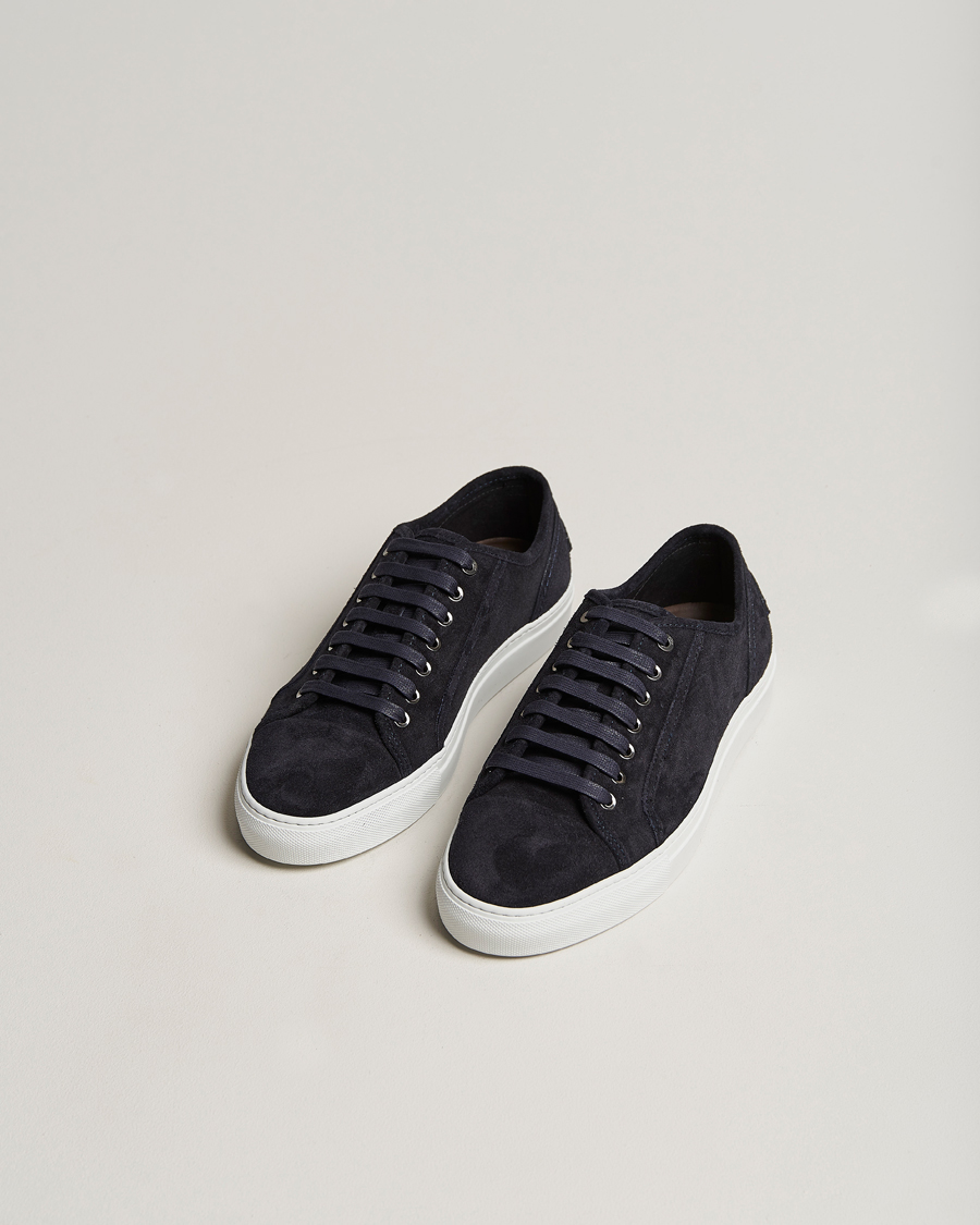 Herren | Brioni Casetta Suede Sneakers Navy | Brioni | Casetta Suede Sneakers Navy