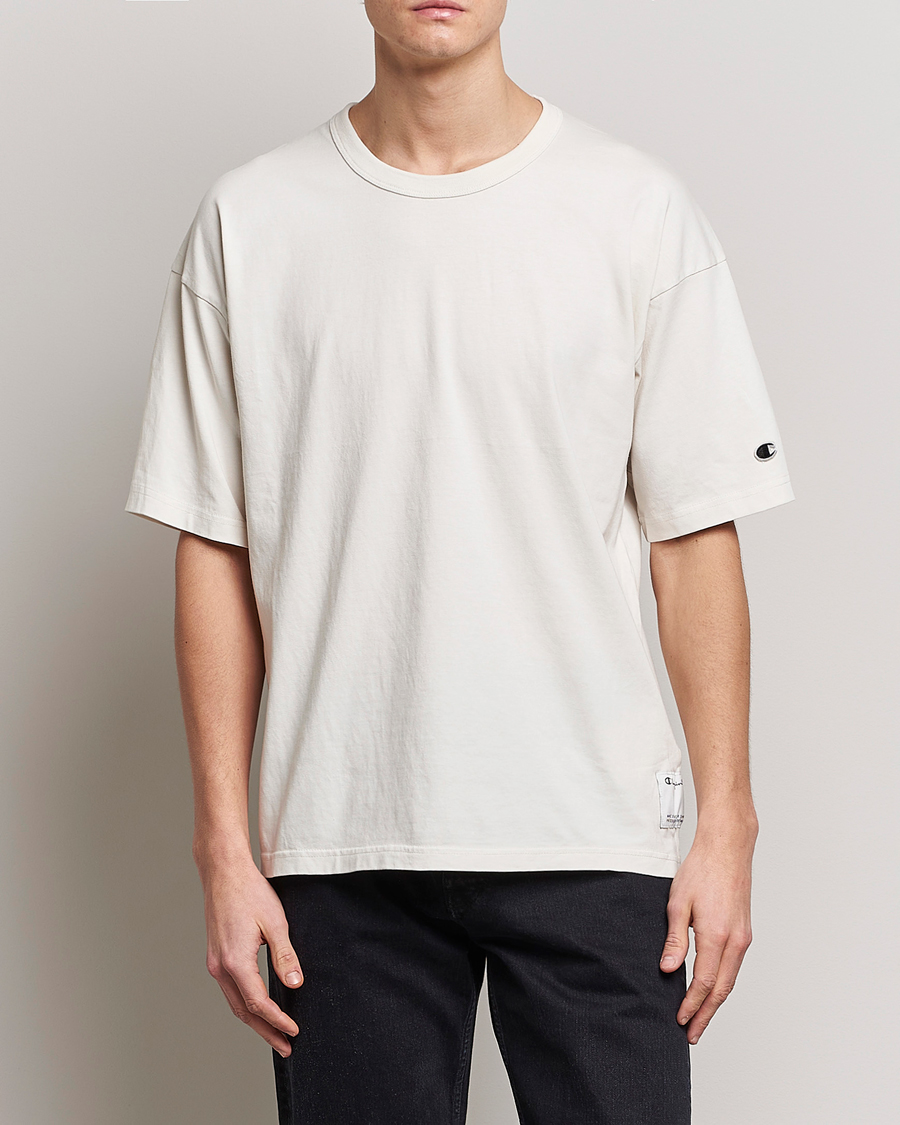 Herren | T-Shirts | Champion | Heritage Garment Dyed T-Shirt Egret