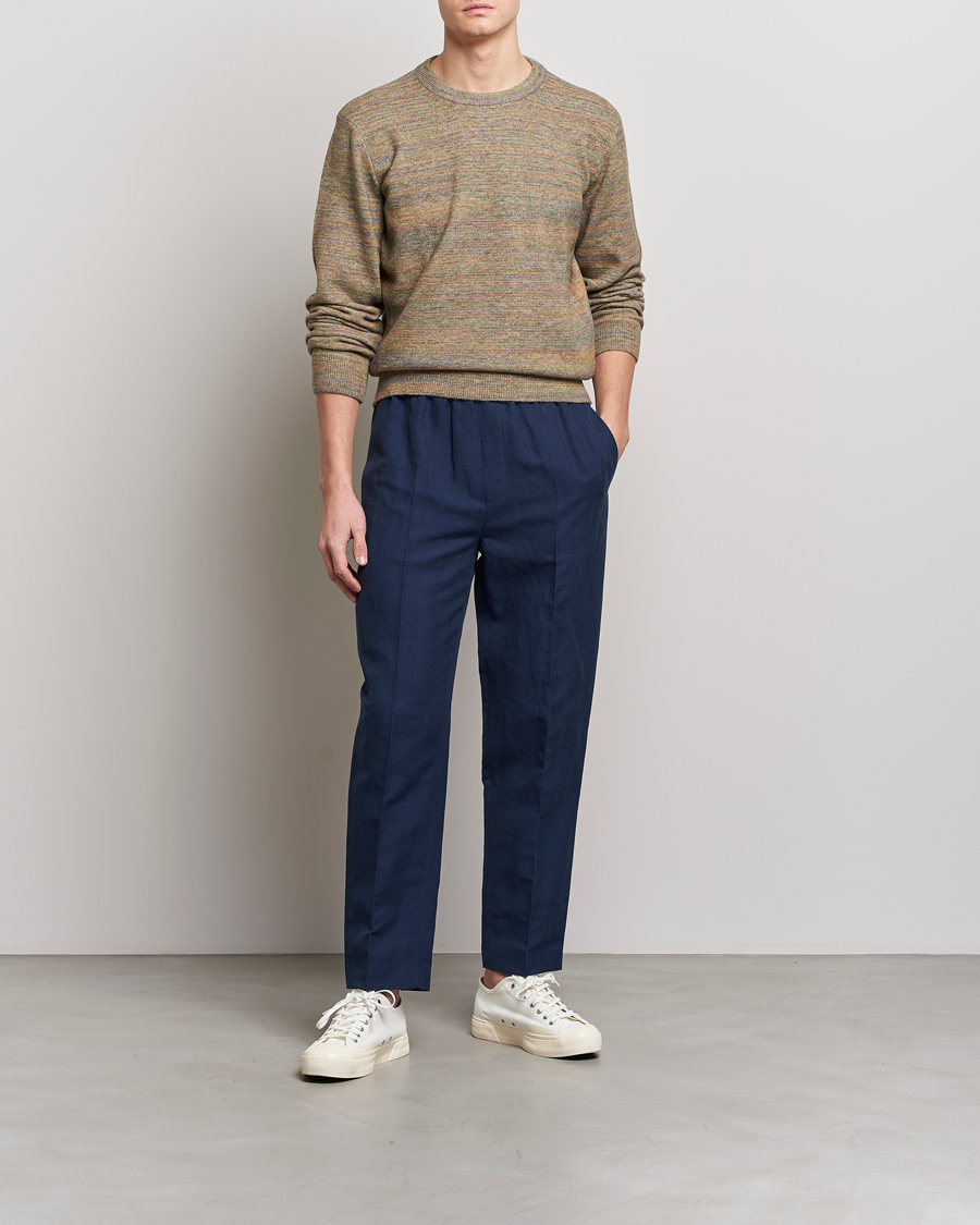 Herren | Hosen | A.P.C. | Linen Trousers Navy