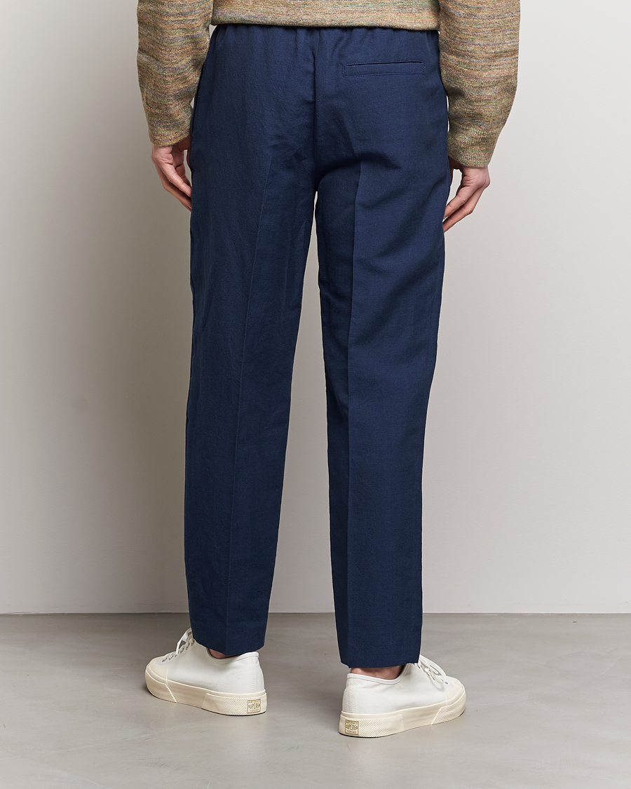 Herren | Hosen | A.P.C. | Linen Trousers Navy
