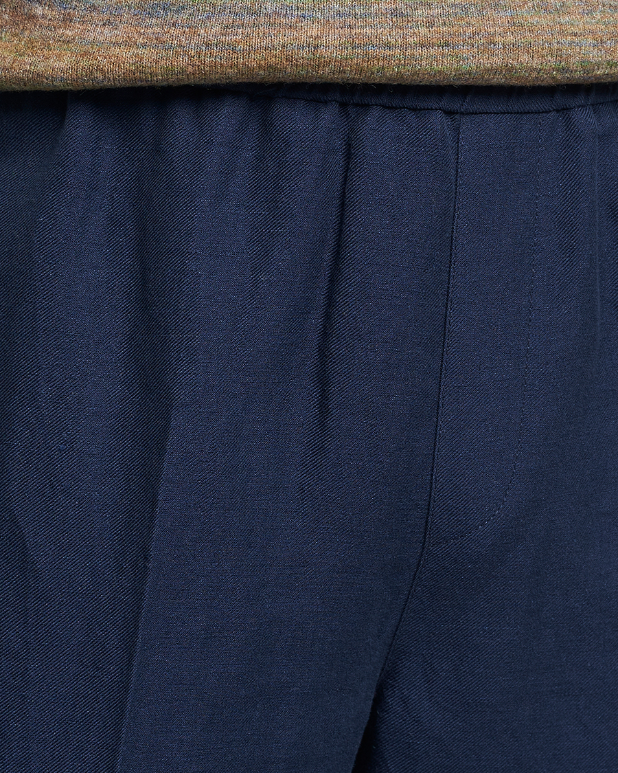 Herren | Hosen | A.P.C. | Linen Trousers Navy