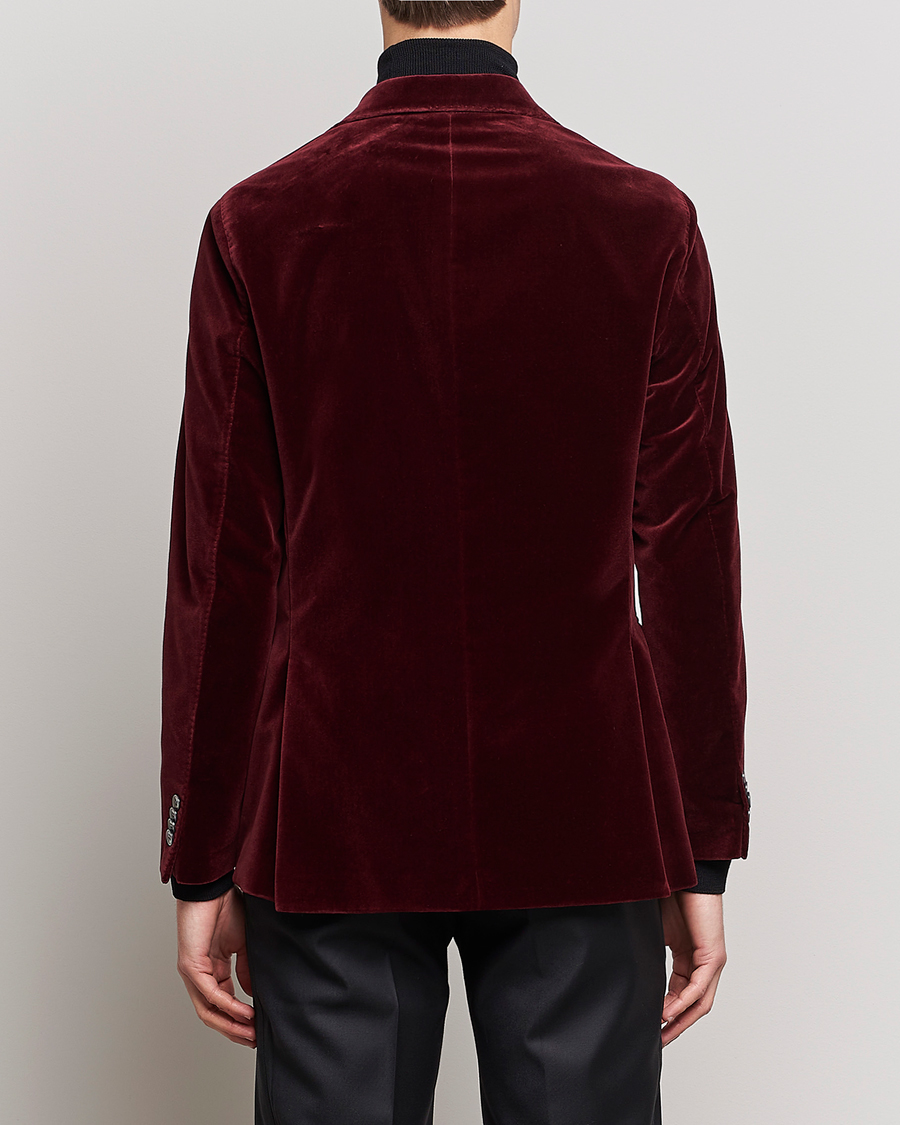 Herren | Sakkos | Oscar Jacobson | Fogerty Velvet Blazer Wine