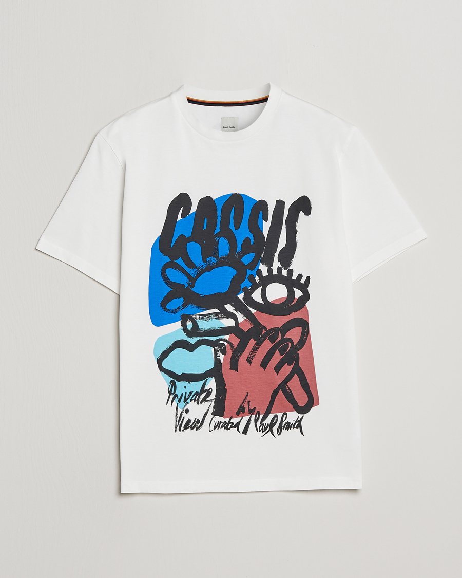 Herren | T-Shirts | Paul Smith | Cassis Print T-Shirt White