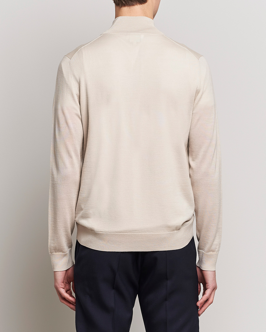 Herren | Pullover | Paul Smith | Full Zip Stripe Wool Cardigan Sand