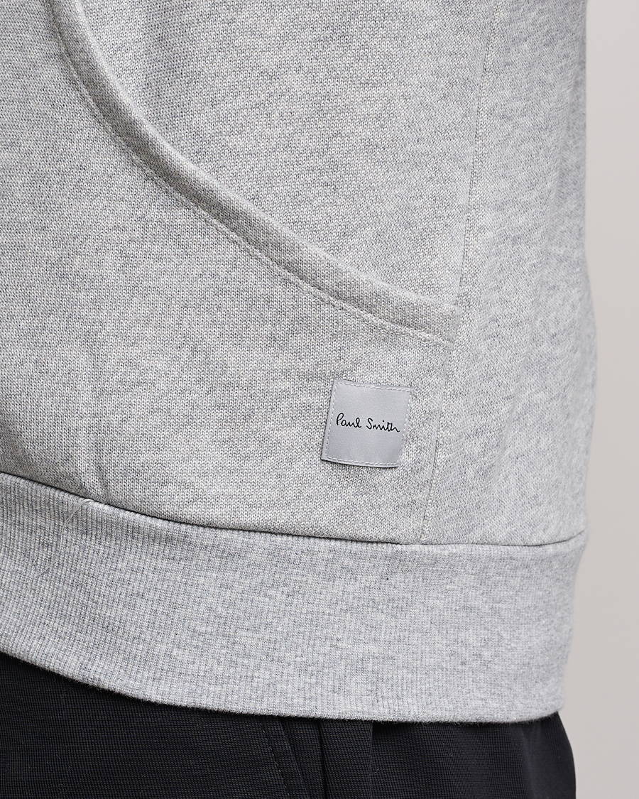 Herren | Paul Smith Bright Stripe Sweat Full Zip Grey | Paul Smith | Bright Stripe Sweat Full Zip Grey