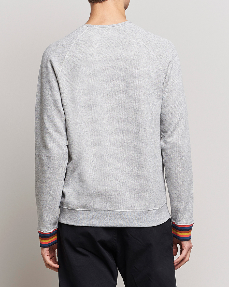 Herren | Paul Smith Bright Stripe Sweatshirt Grey | Paul Smith | Bright Stripe Sweatshirt Grey
