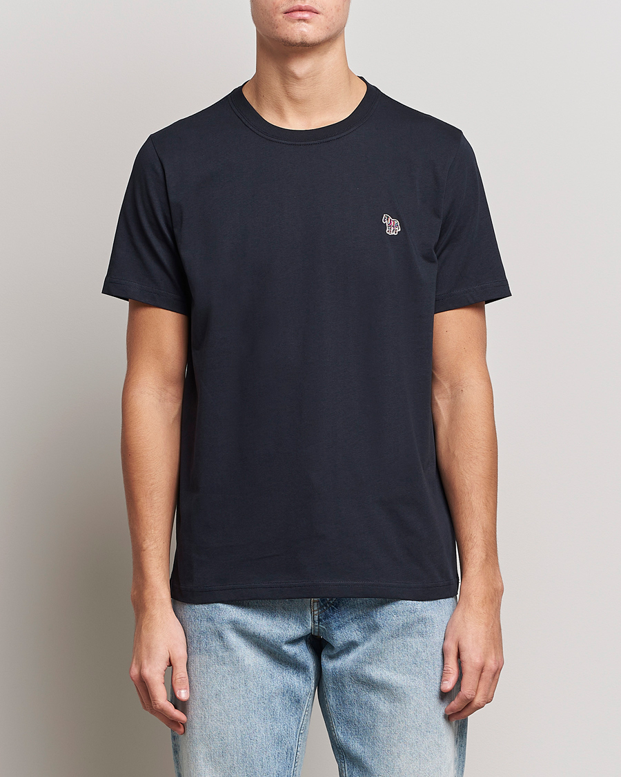 Herren | Kurzarm T-Shirt | PS Paul Smith | Organic Cotton Zebra T-Shirt Navy