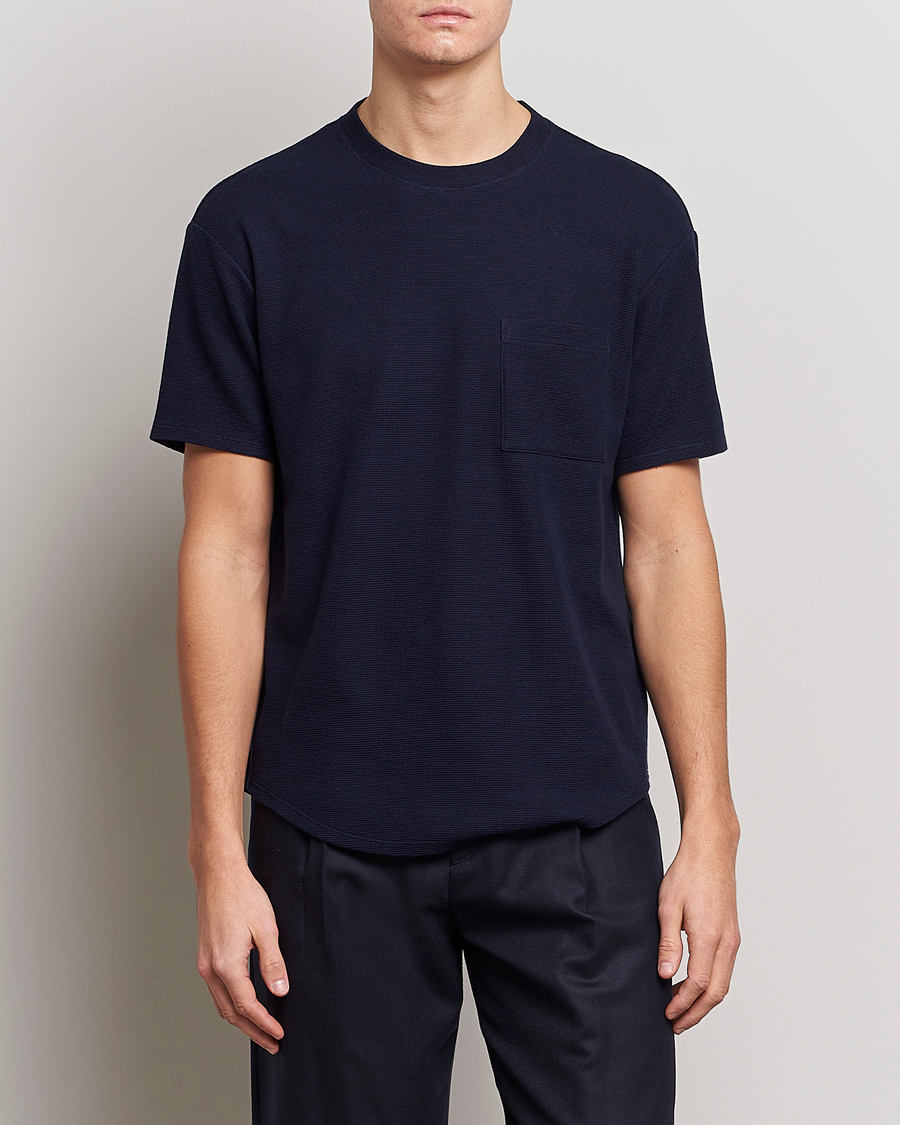 Herren | T-Shirts | Giorgio Armani | Cotton/Cashmere T-Shirt Navy