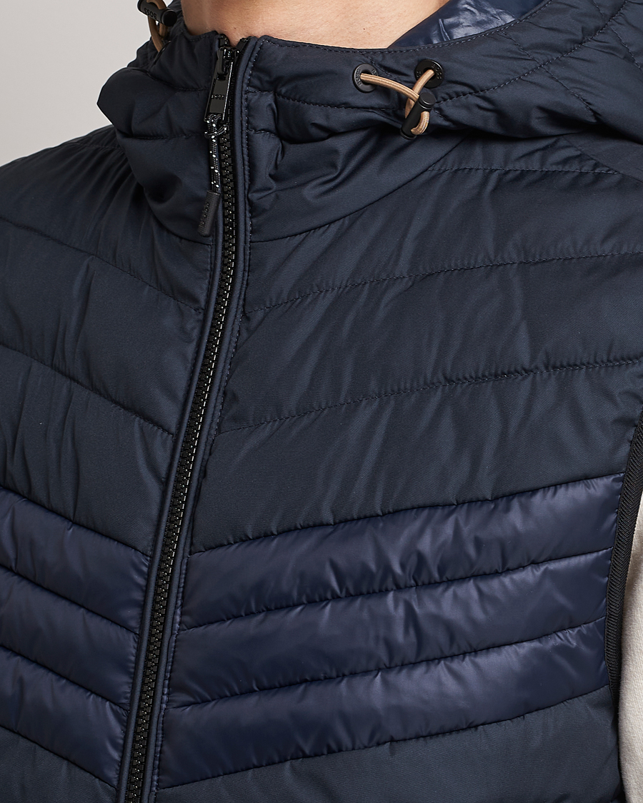 Herren | Westen | BOSS BLACK | Coviltra Down Hooded Vest Dark Blue