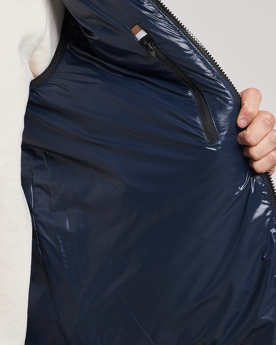 Herren | Westen | BOSS BLACK | Coviltra Down Hooded Vest Dark Blue