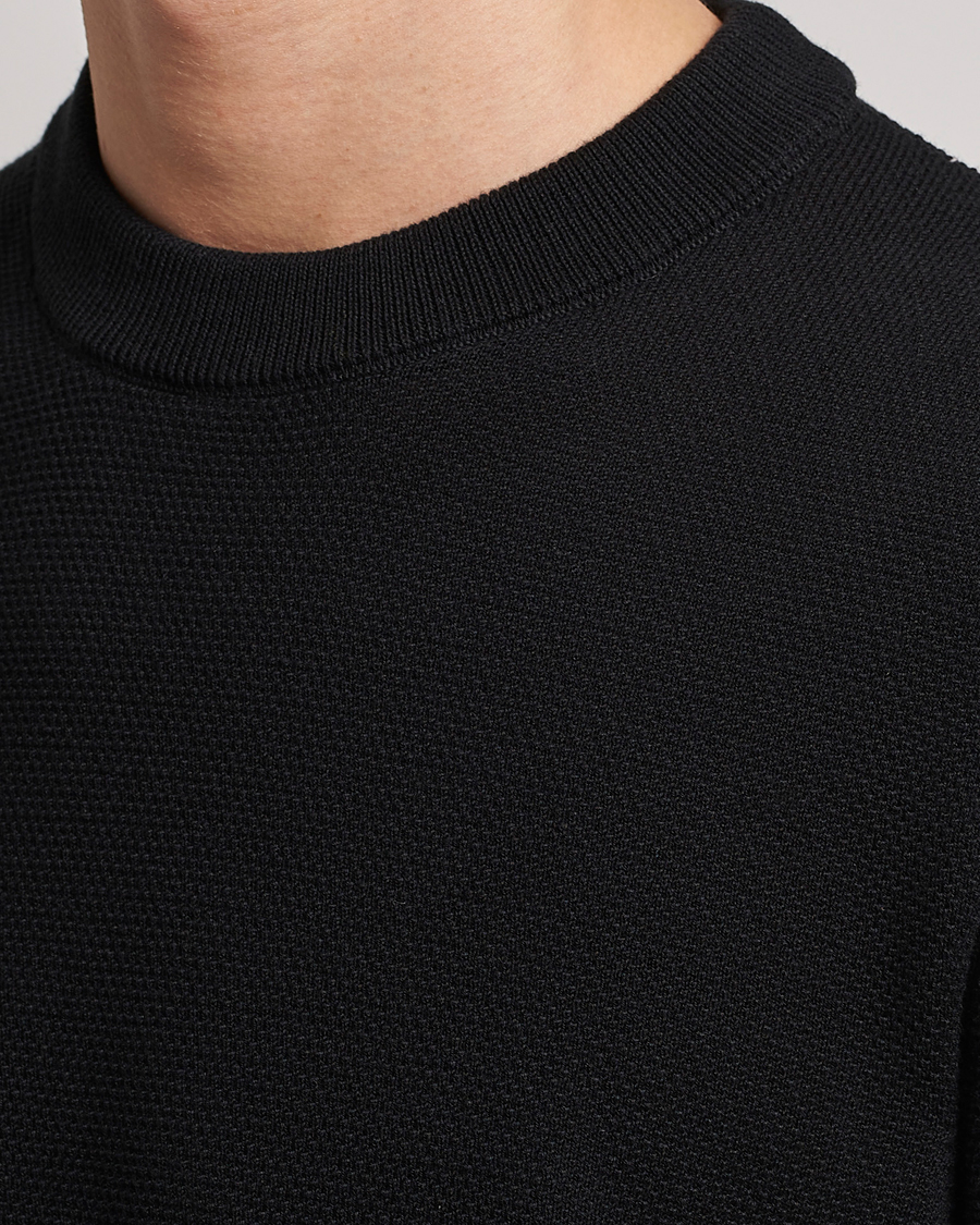 Herren | Pullover | BOSS BLACK | Ecaio Knitted Sweater Black
