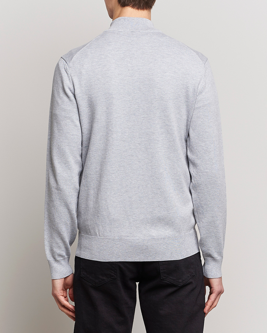 Herren | Pullover | BOSS BLACK | Palano Knitted Full-Zip Silver