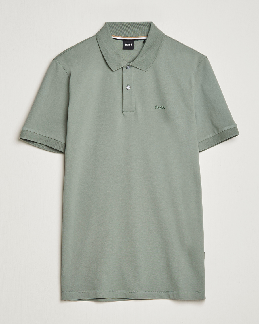 Herren | Poloshirts | BOSS BLACK | Pallas Polo Open Green