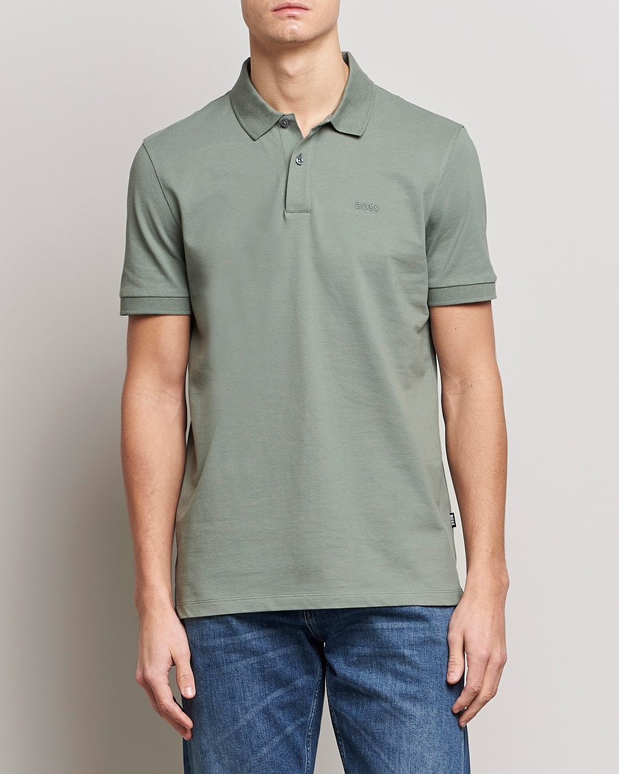 Herren | Poloshirts | BOSS BLACK | Pallas Polo Open Green
