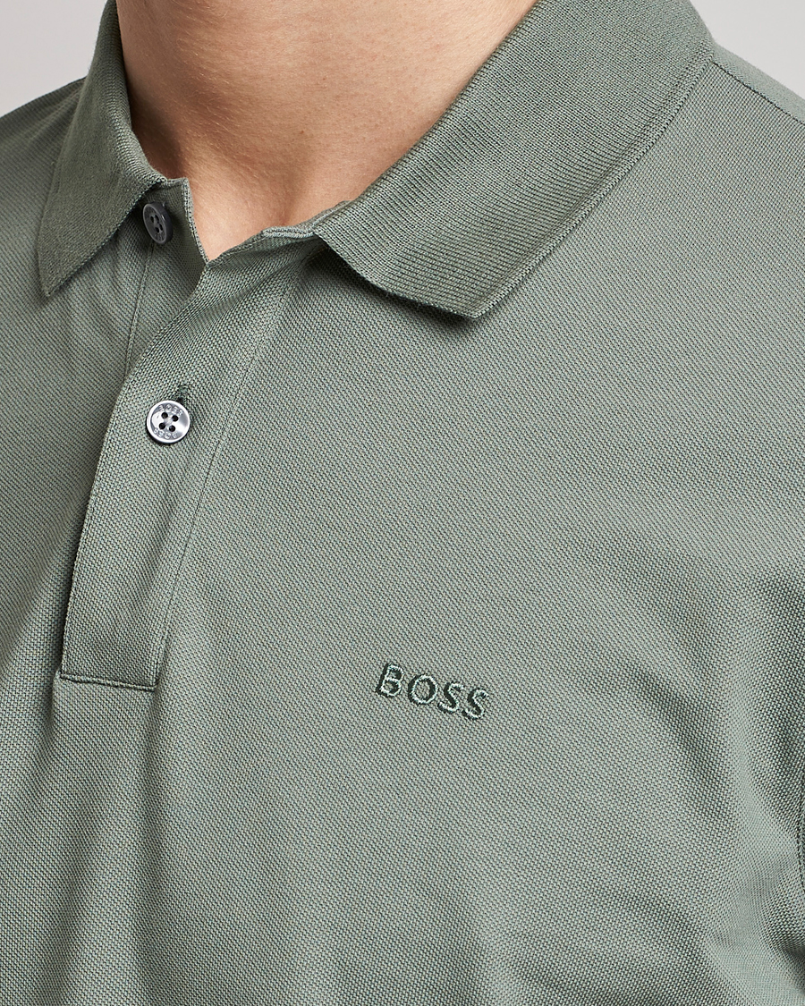 Herren | Poloshirts | BOSS BLACK | Pallas Polo Open Green