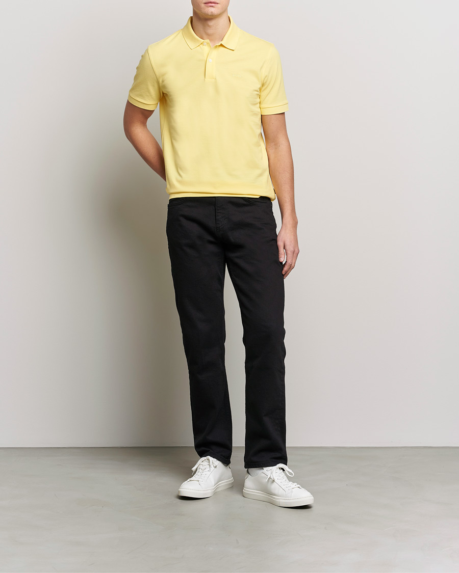 Herren | Poloshirts | BOSS BLACK | Pallas Polo Bright Yellow