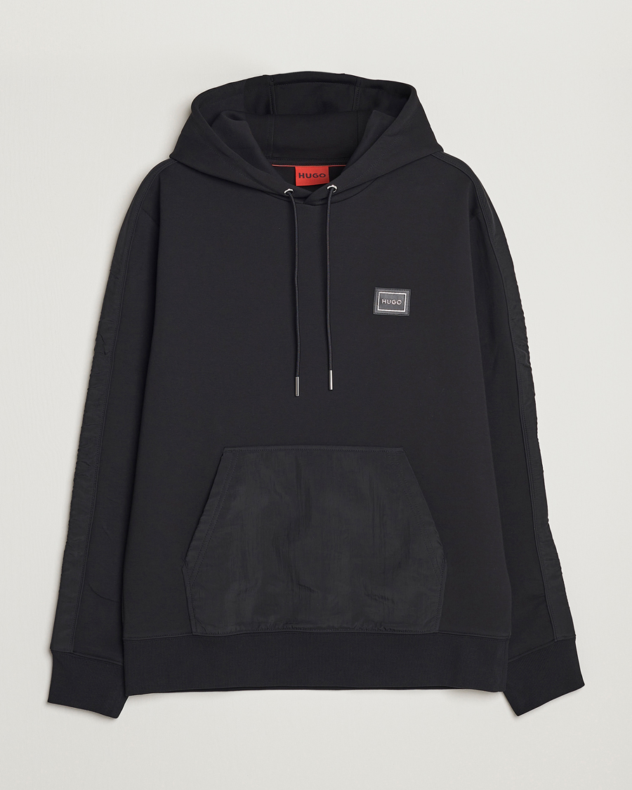 Herren | Pullover | HUGO | Daulo Logo Hoodie Black