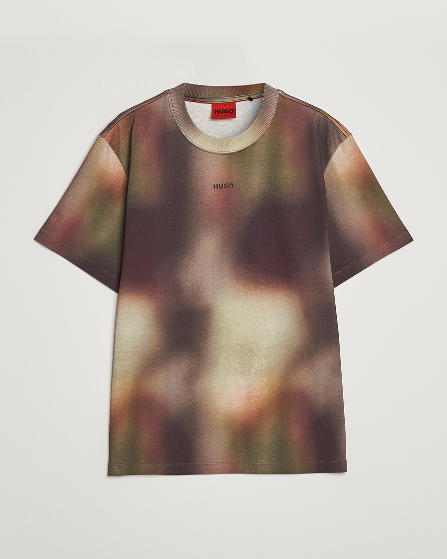 Herren | T-Shirts | HUGO | Diobo Logo Crew Neck T-Shirt Multi