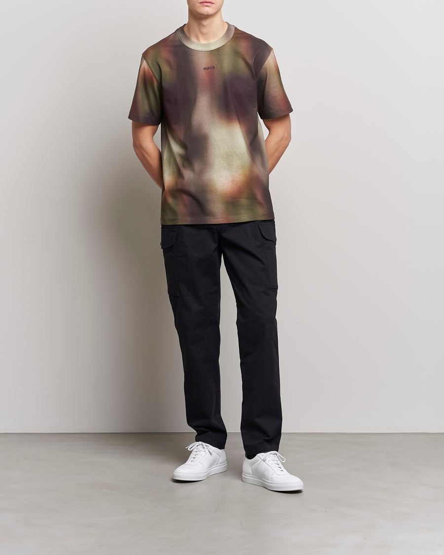 Herren | T-Shirts | HUGO | Diobo Logo Crew Neck T-Shirt Multi