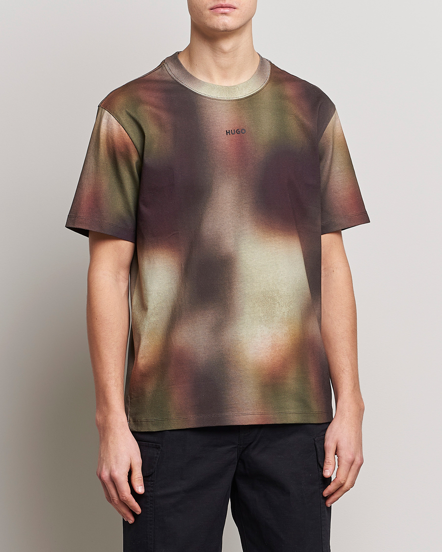 Herren | T-Shirts | HUGO | Diobo Logo Crew Neck T-Shirt Multi