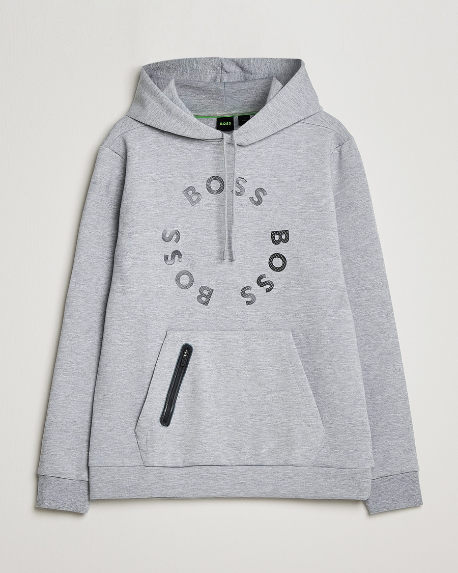 Herren | Pullover | BOSS GREEN | Soody Hoodie Light Grey