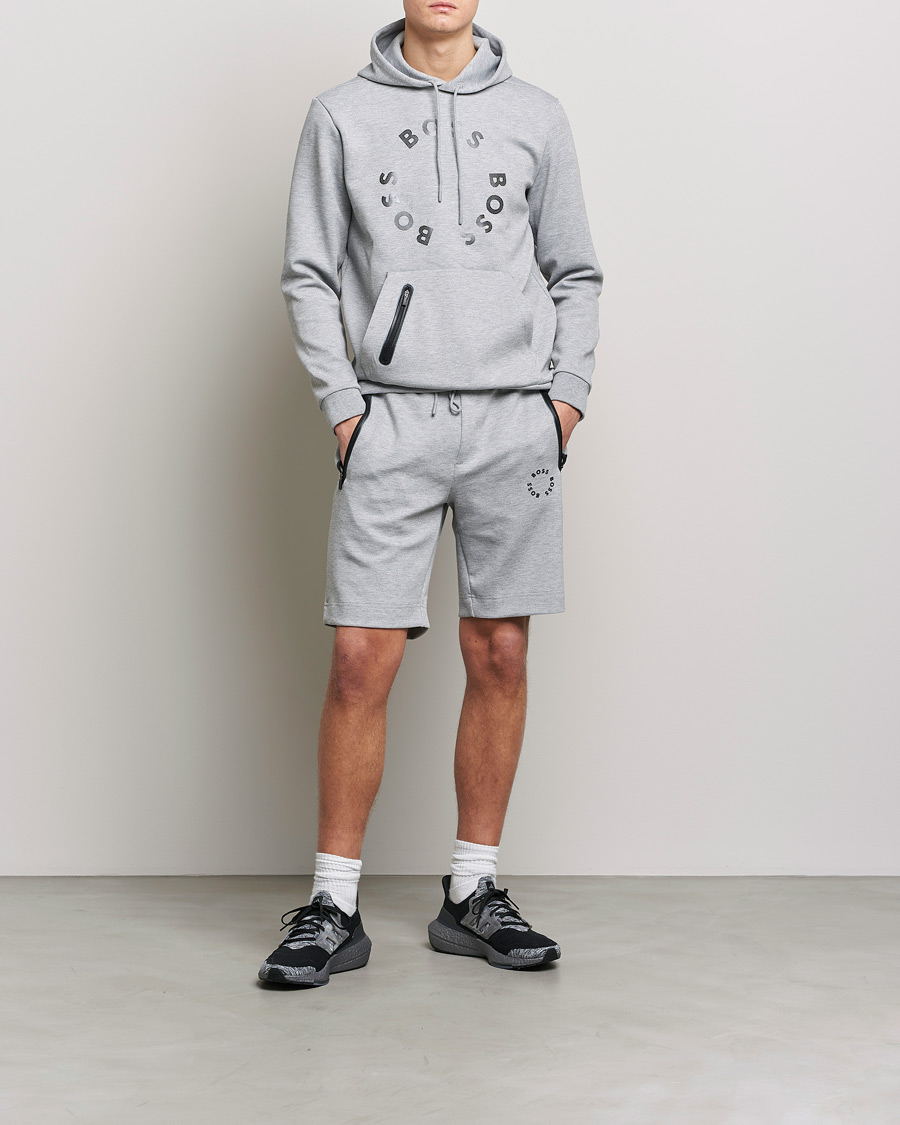Herren | Shorts | BOSS GREEN | Headlo Sweatshorts Light Grey