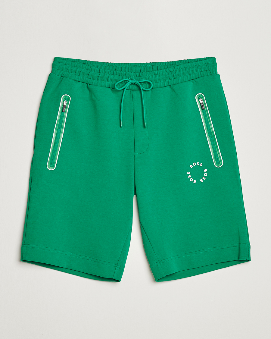 Herren | Shorts | BOSS GREEN | Headlo Sweatshorts Open Green