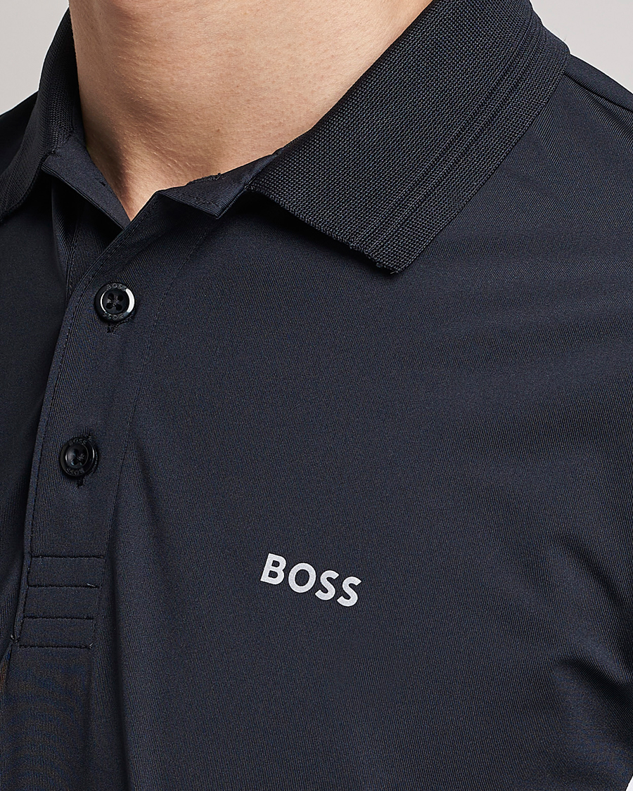 Herren | Poloshirts | BOSS GREEN | Paddytech Piké Dark Blue