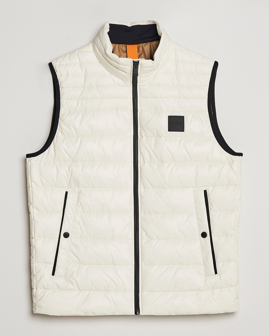 Herren | Westen | BOSS ORANGE | Odeno Down Vest Light Beige