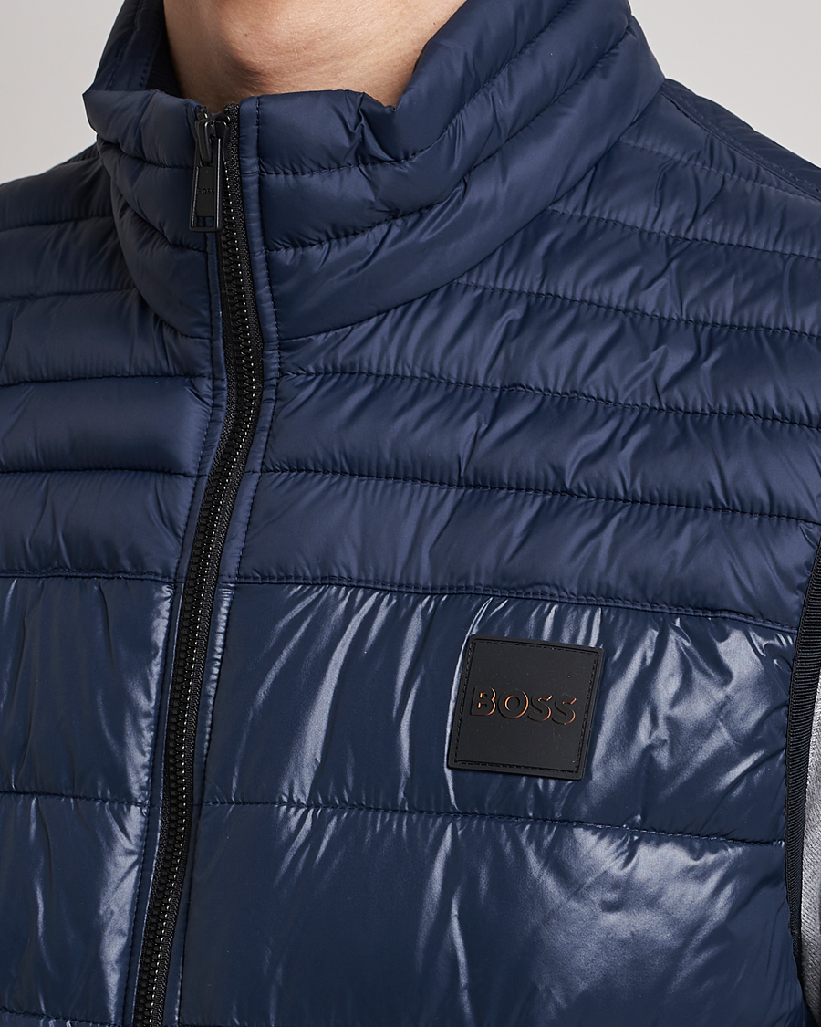 Herren | Westen | BOSS ORANGE | Odeno Down Vest Dark Blue
