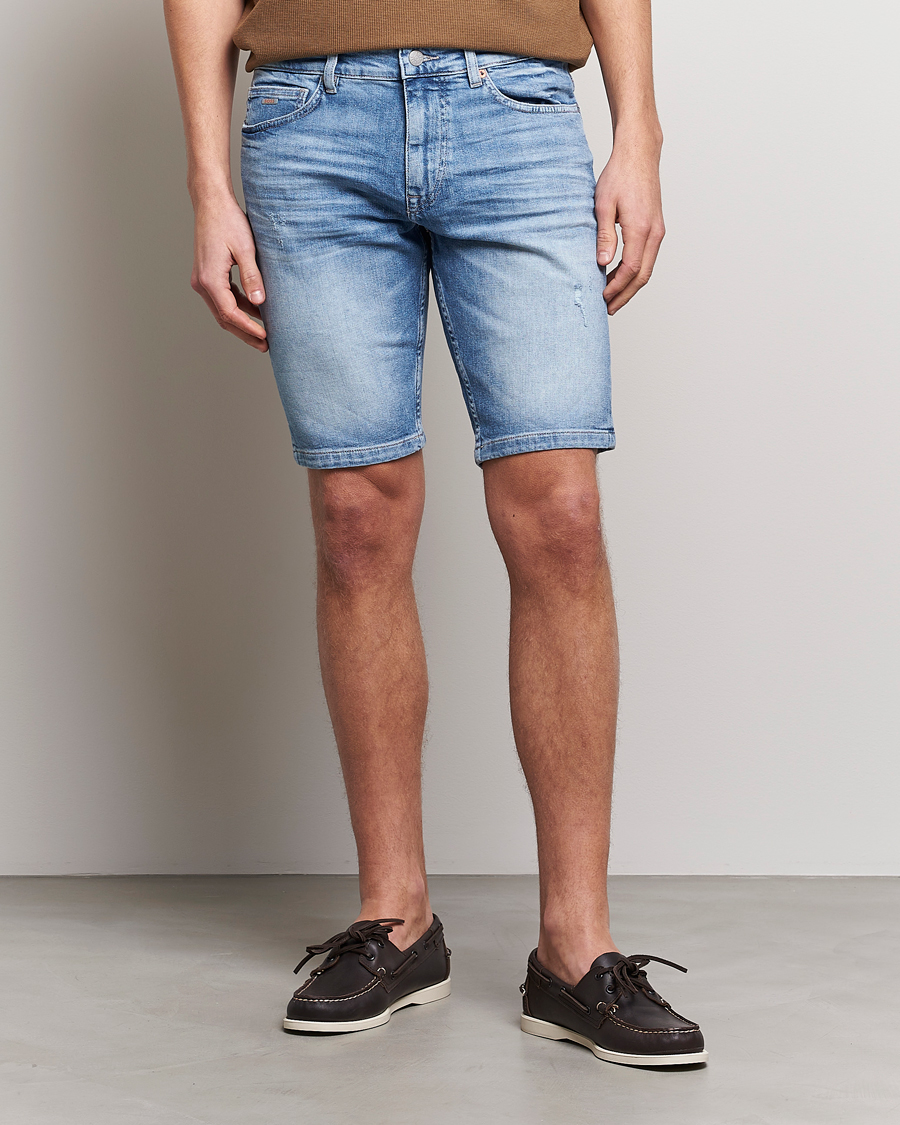 Herren | Shorts | BOSS ORANGE | Delaware Denim Shorts Light Blue