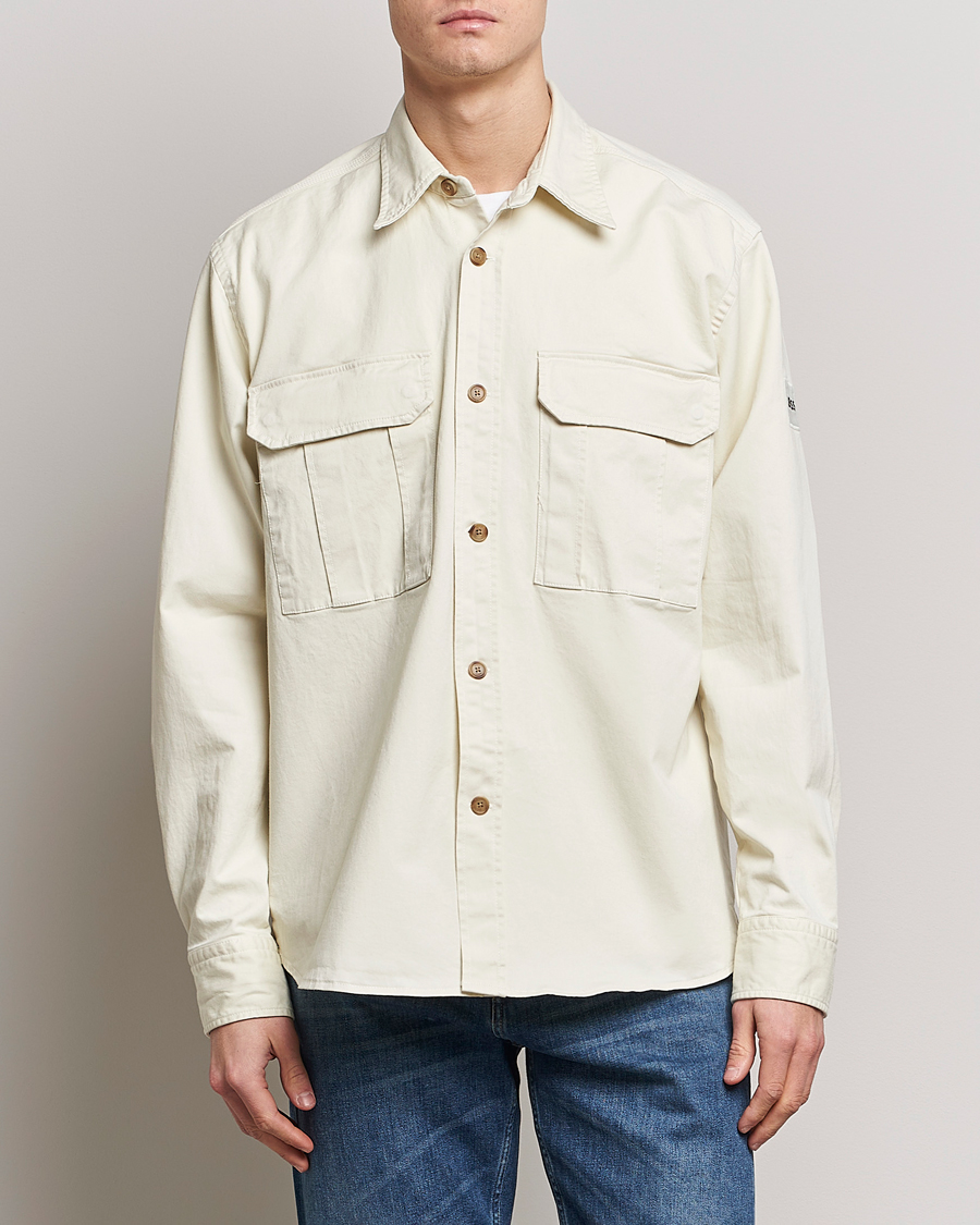 Herren | Hemden | BOSS ORANGE | Lisel Pocket Overshirt Light Beige