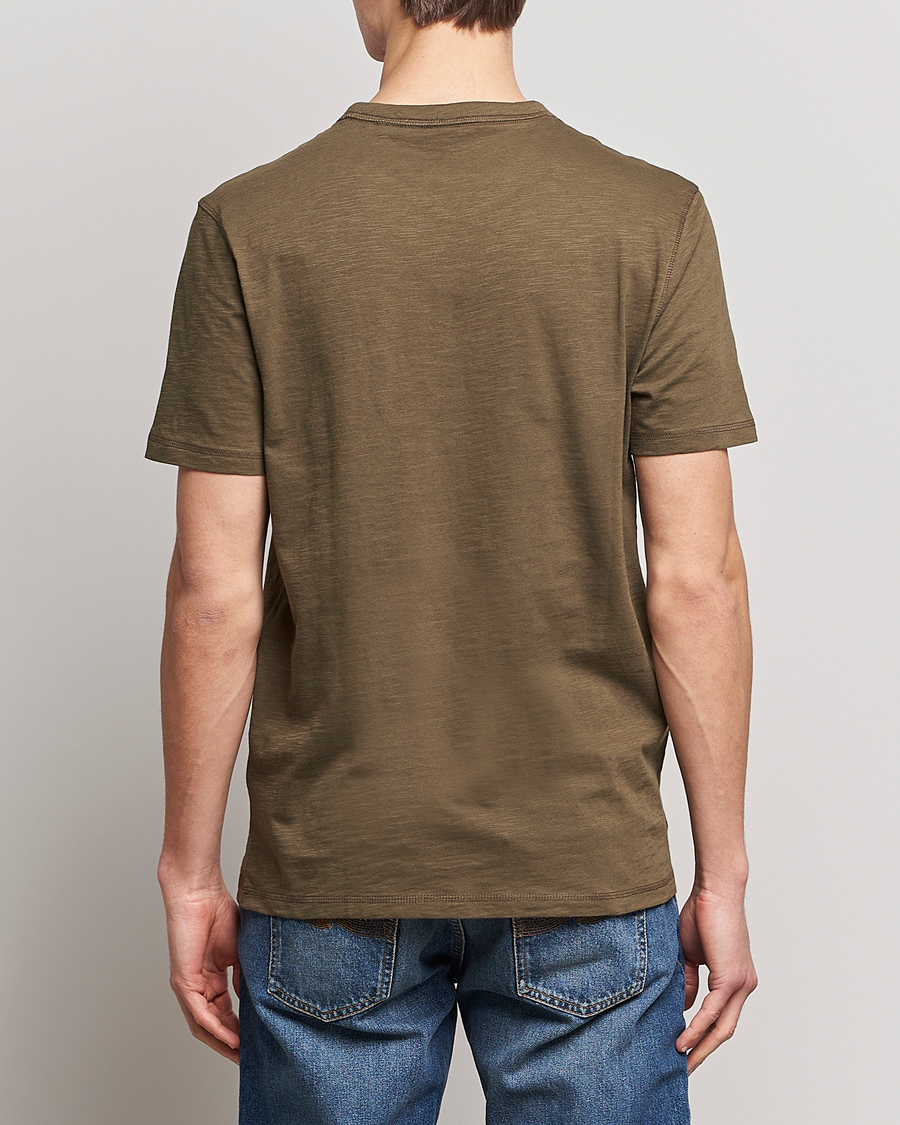 Herren | T-Shirts | BOSS ORANGE | Tegood Slub Crew Neck T-Shirt Dark Green