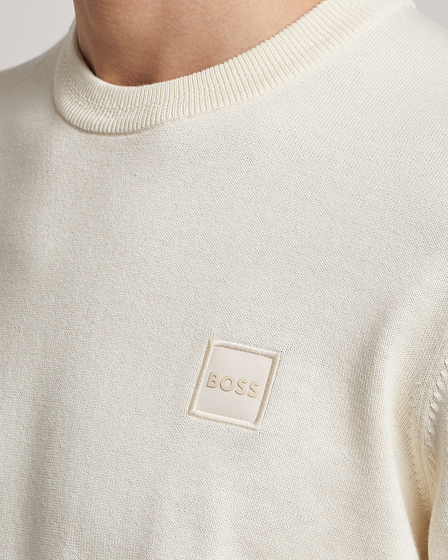 Herren | Pullover | BOSS ORANGE | Kanovano Knitted Sweater Light Beige