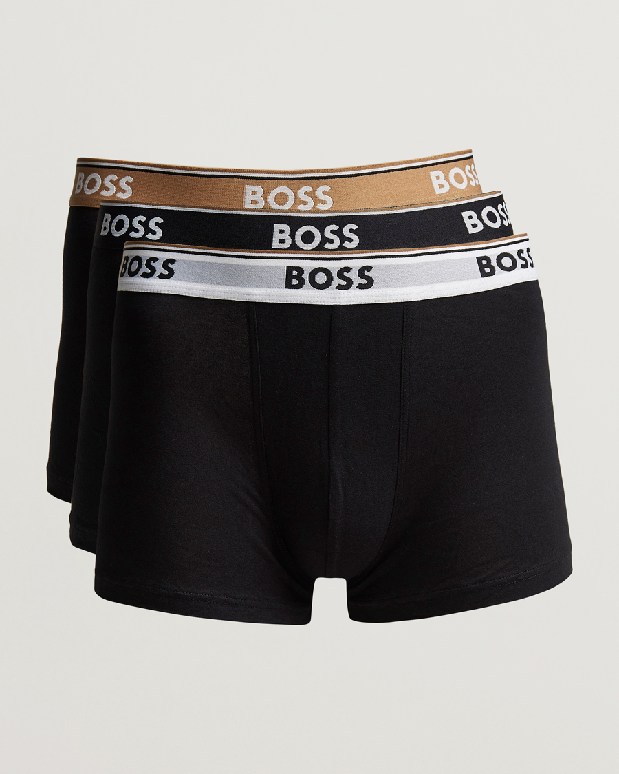 Herren | Unterwäsche | BOSS BLACK | 3-Pack Trunk Boxer Black