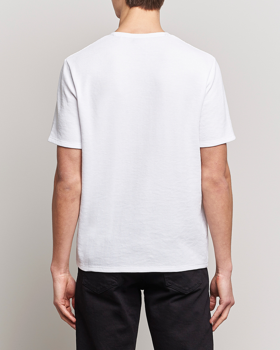 Herren | T-Shirts | BOSS BLACK | Waffle Logo Crew Neck T-Shirt Open White