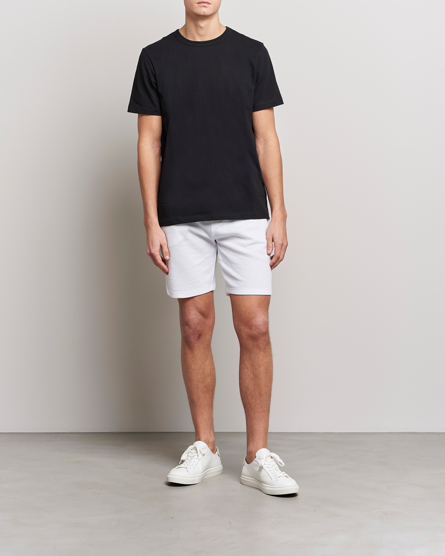 Herren | Shorts | BOSS BLACK | Waffle Logo Shorts Open White