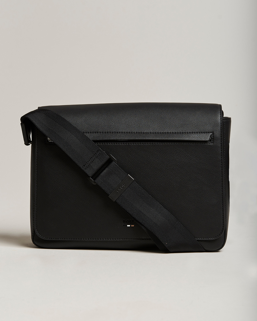 Herren | Ray Messenger Bag Black | BOSS BLACK | Ray Messenger Bag Black