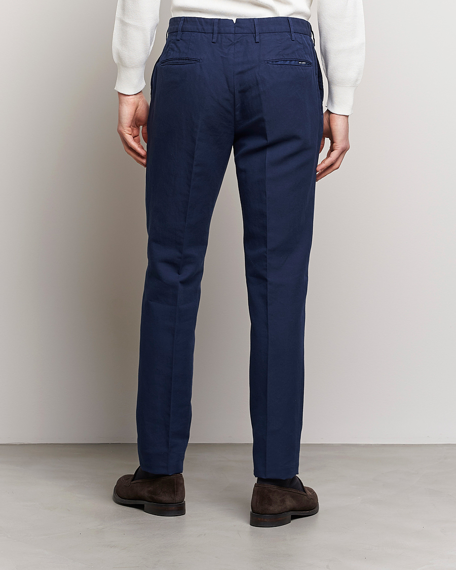 Herren | Hosen | Incotex | Slim Fit Comfort Chinos Dark Blue