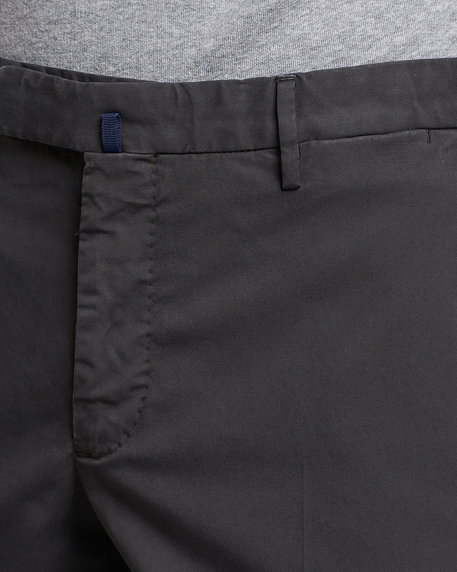 Herren | Hosen | Incotex | Slim Fit Comfort Chinos Charcoal