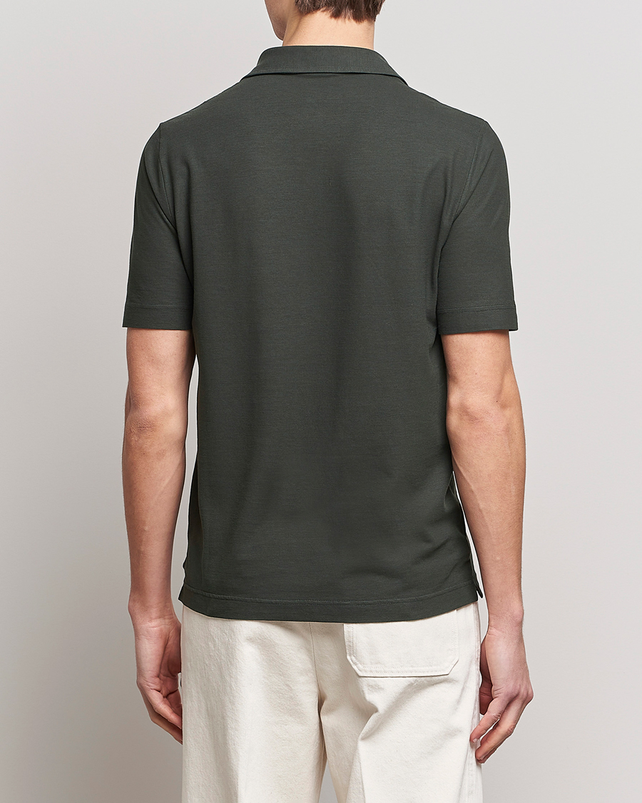 Herren | Poloshirts | Zanone | Ice Cotton Polo Military