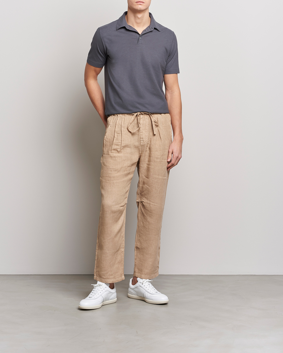 Herren | Poloshirts | Zanone | Ice Cotton Polo Dark Grey