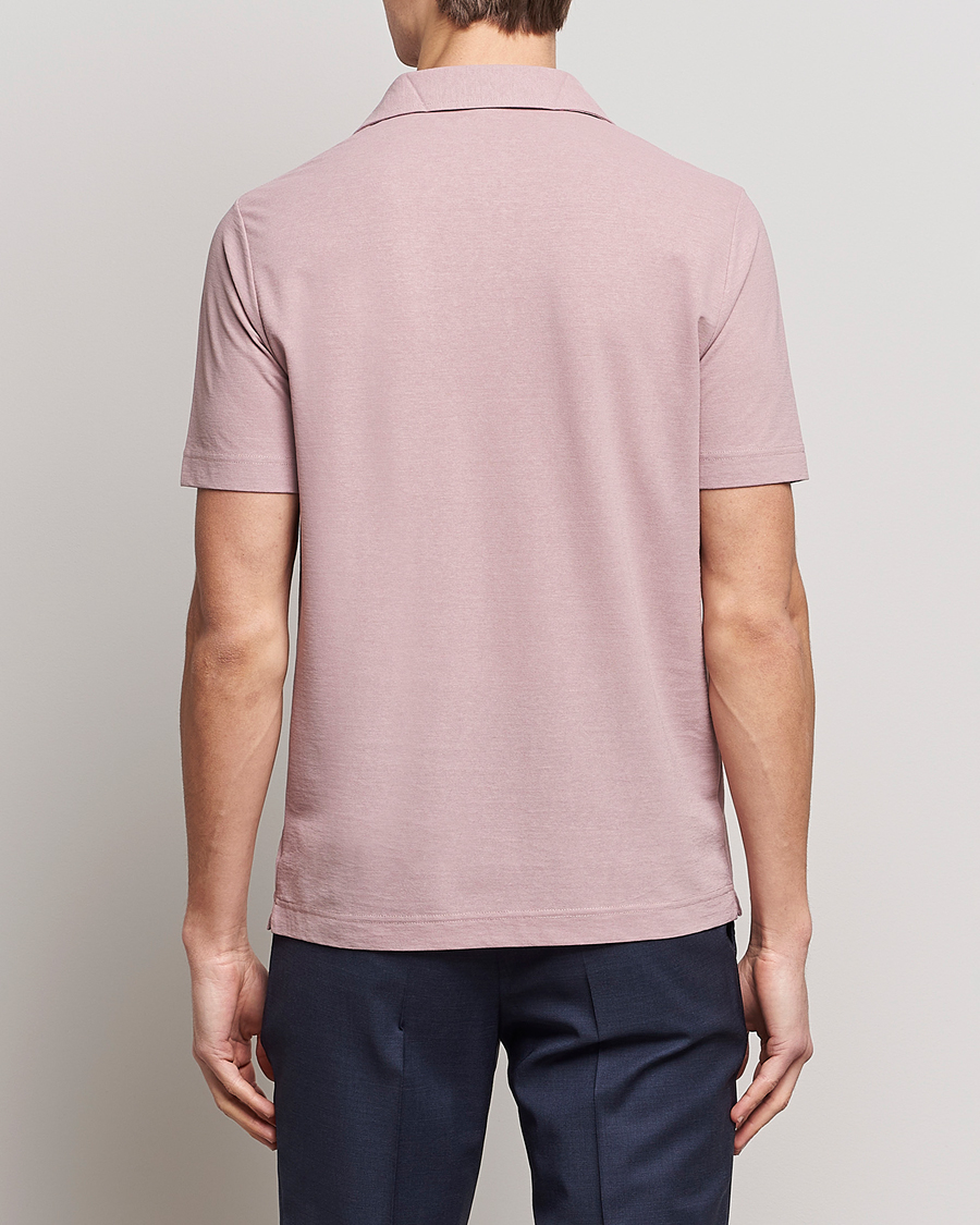 Herren | Poloshirts | Zanone | Ice Cotton Polo Washed Pink