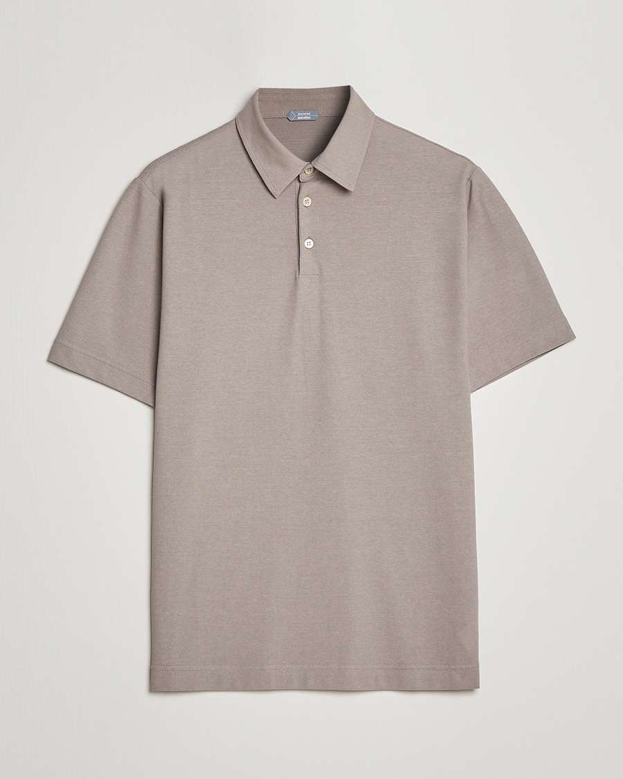 Herren | Poloshirts | Zanone | Ice Cotton Polo Beige