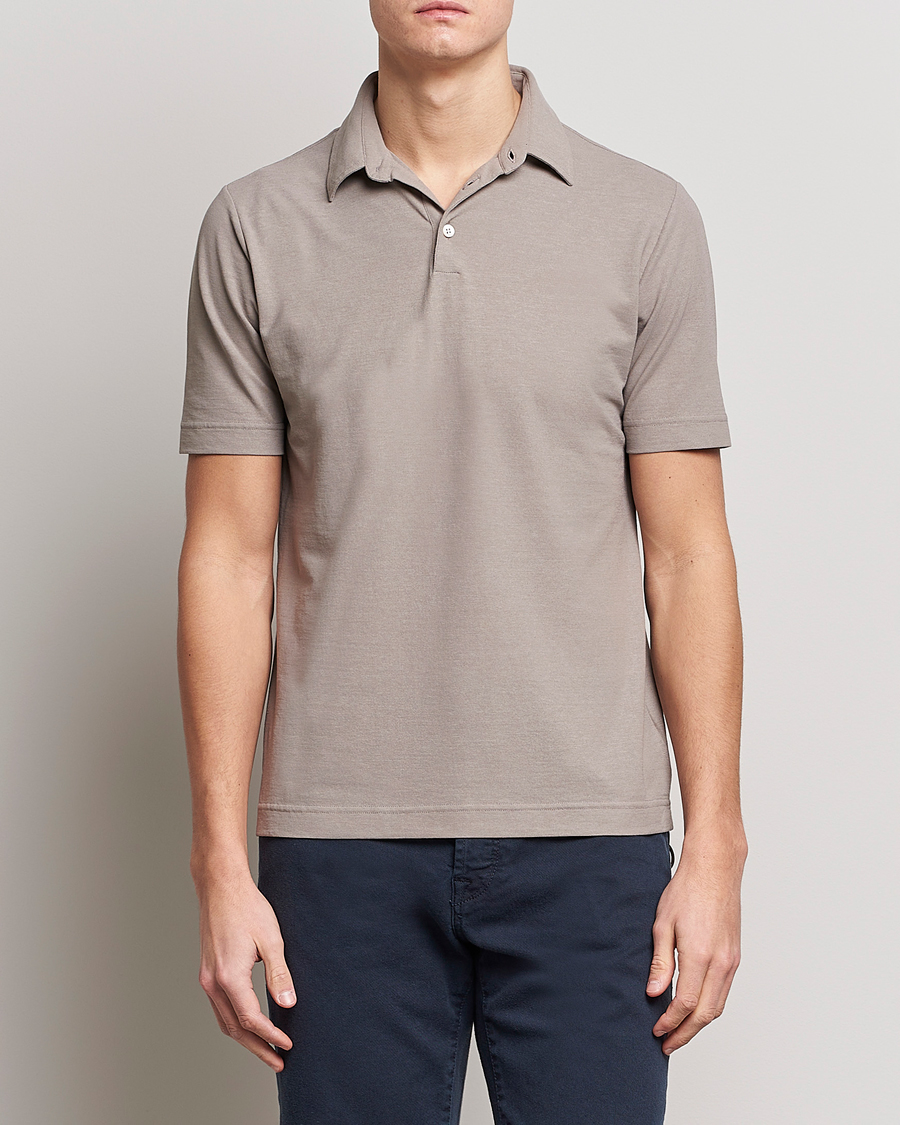 Herren | Poloshirts | Zanone | Ice Cotton Polo Beige
