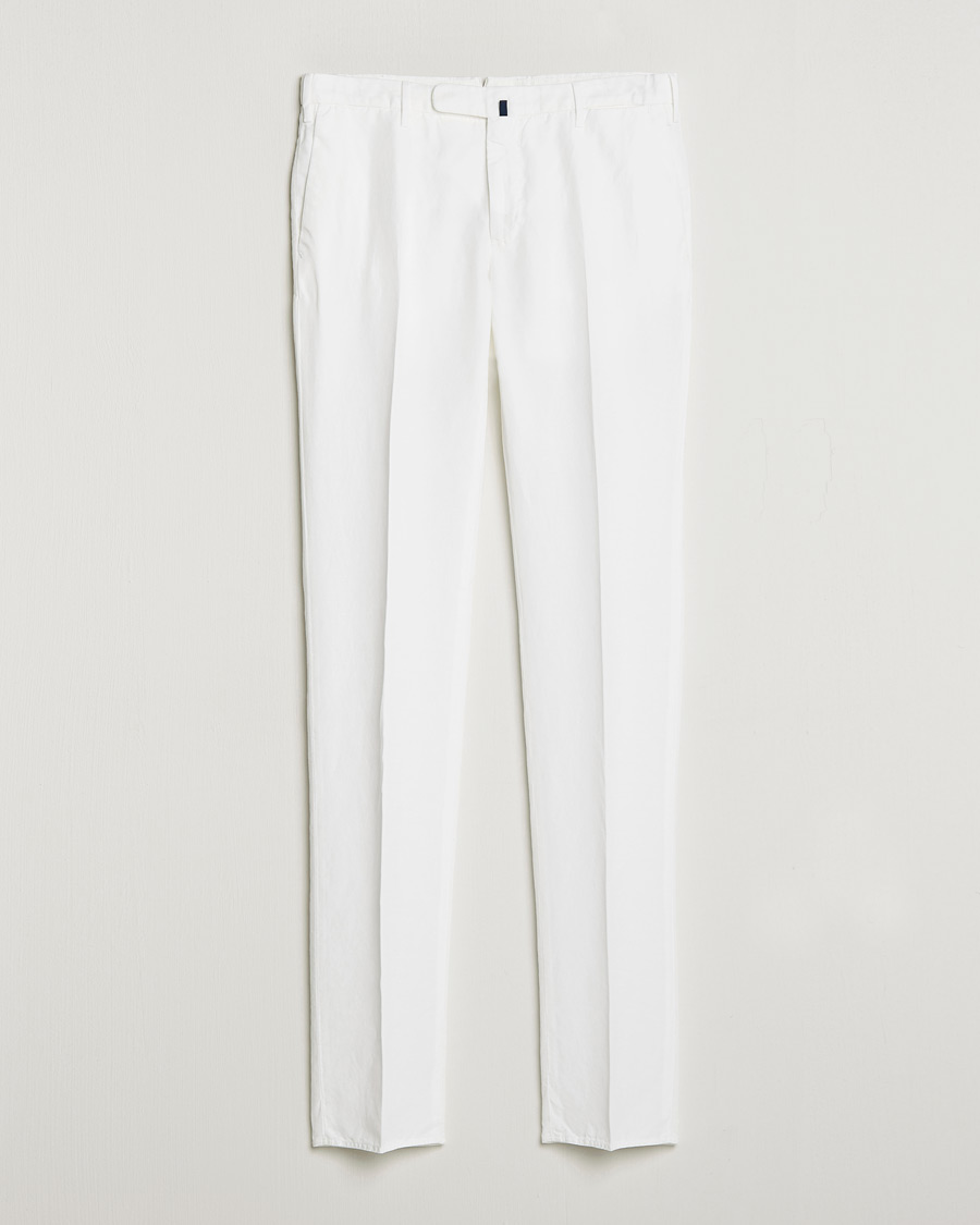 Herren | Hosen | Incotex | Slim Fit Chinolino Trousers White