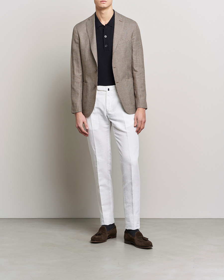 Herren | Hosen | Incotex | Slim Fit Chinolino Trousers White
