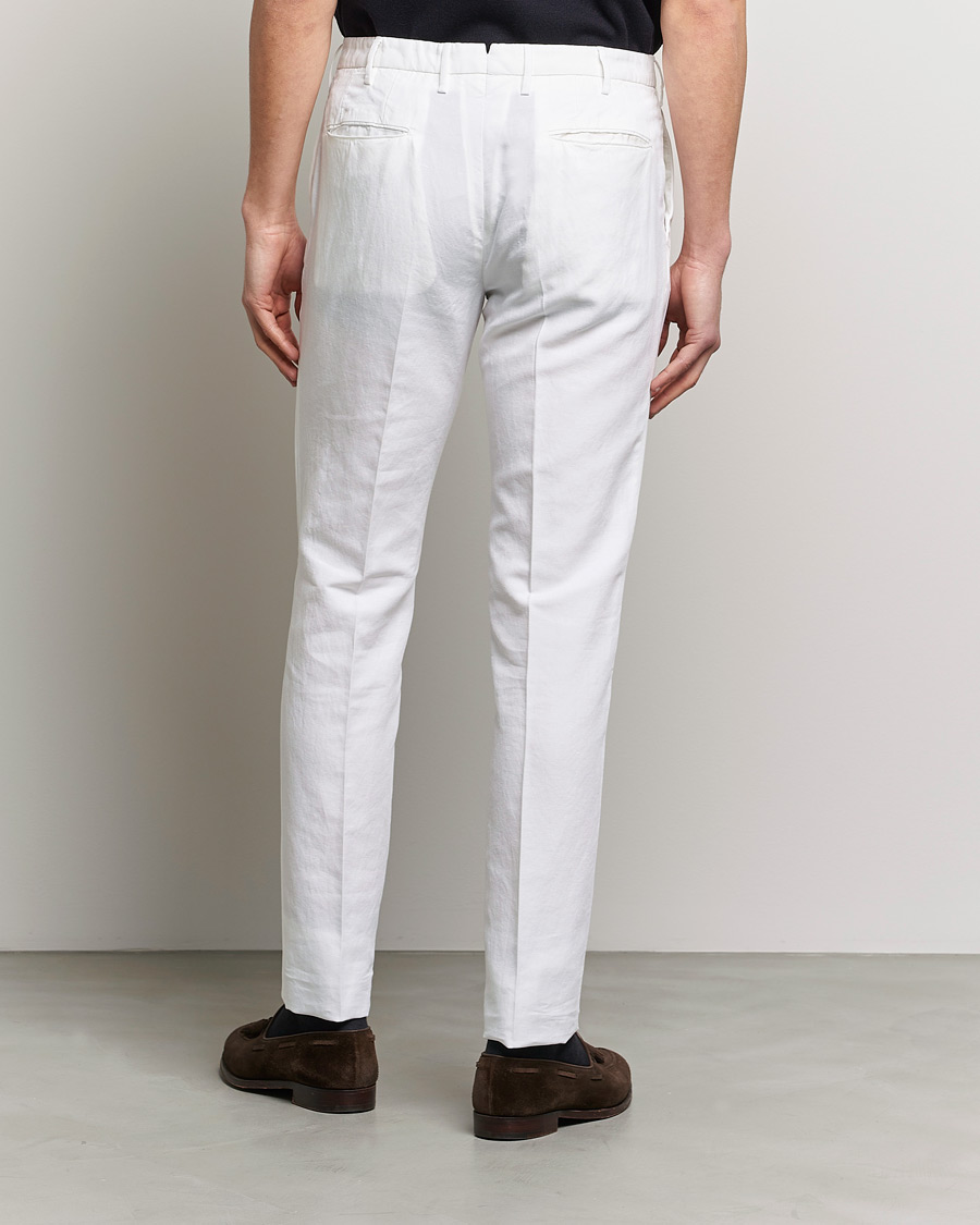 Herren | Hosen | Incotex | Slim Fit Chinolino Trousers White
